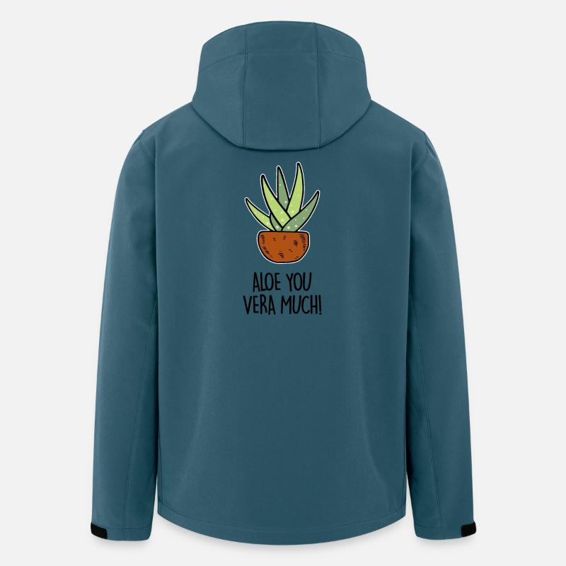 Aloe vera - Recycelte Männer Softshell-Jacke von Stanley/Stella - Dunkles Petrol