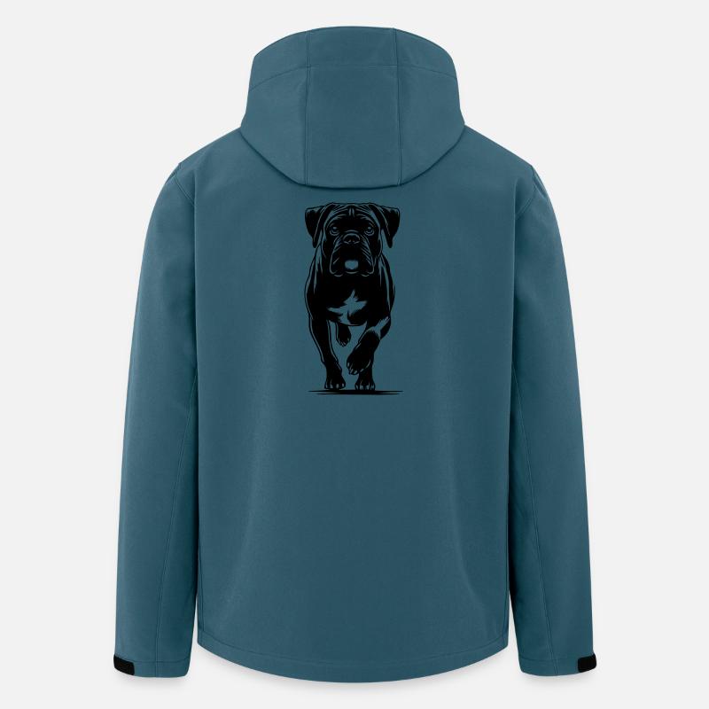 Boxer - Recycelte Männer Softshell-Jacke von Stanley/Stella - Dunkles Petrol