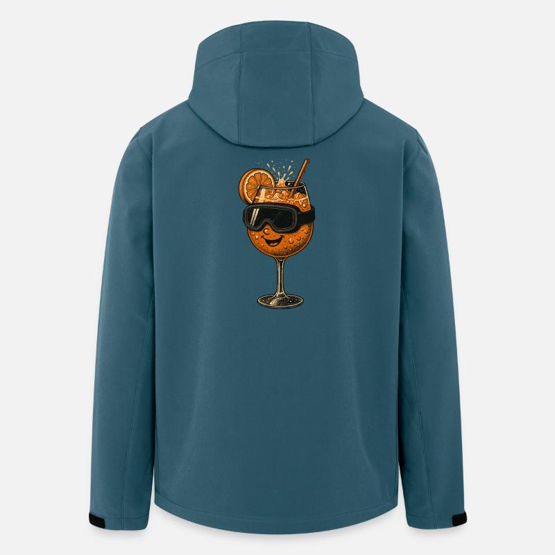 Skibrille Cocktail - Recycelte Männer Softshell-Jacke von Stanley/Stella - Dunkles Petrol
