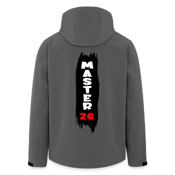 Master 2026 - Veste softshell homme en polyester recyclé Stanley/Stella - bleu pétrole foncé - Dos - AI Model Male 185 light (185cm)