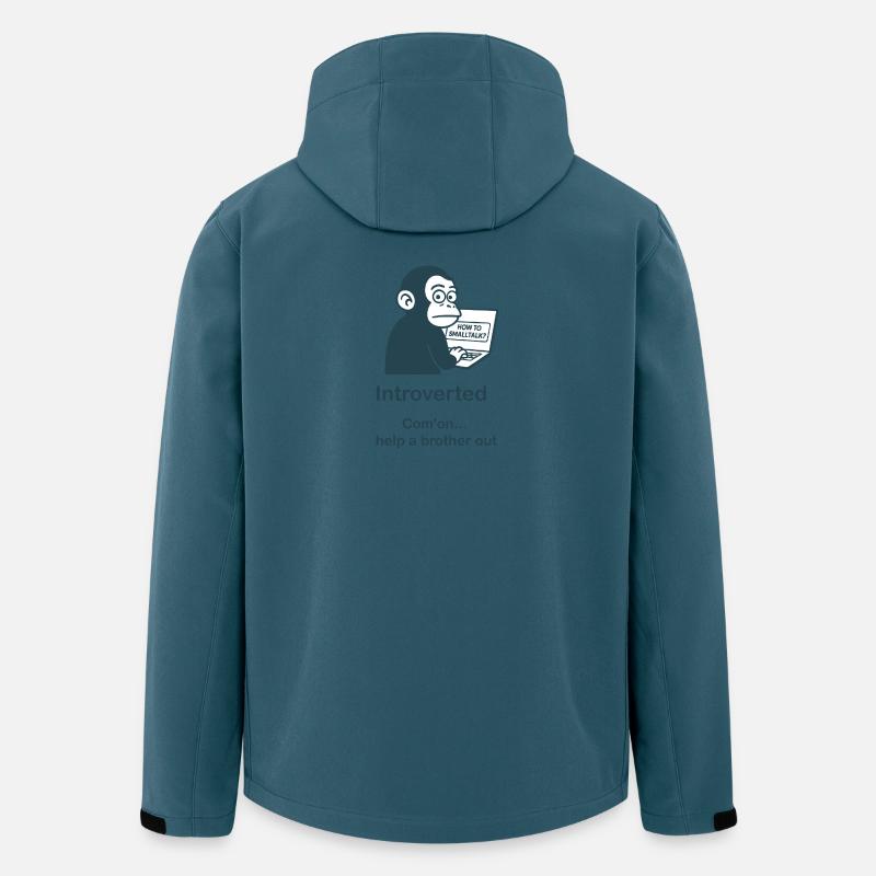 Introverted - Help - Men’s Recycled Softshell Jacket by Stanley/Stella - stargazer