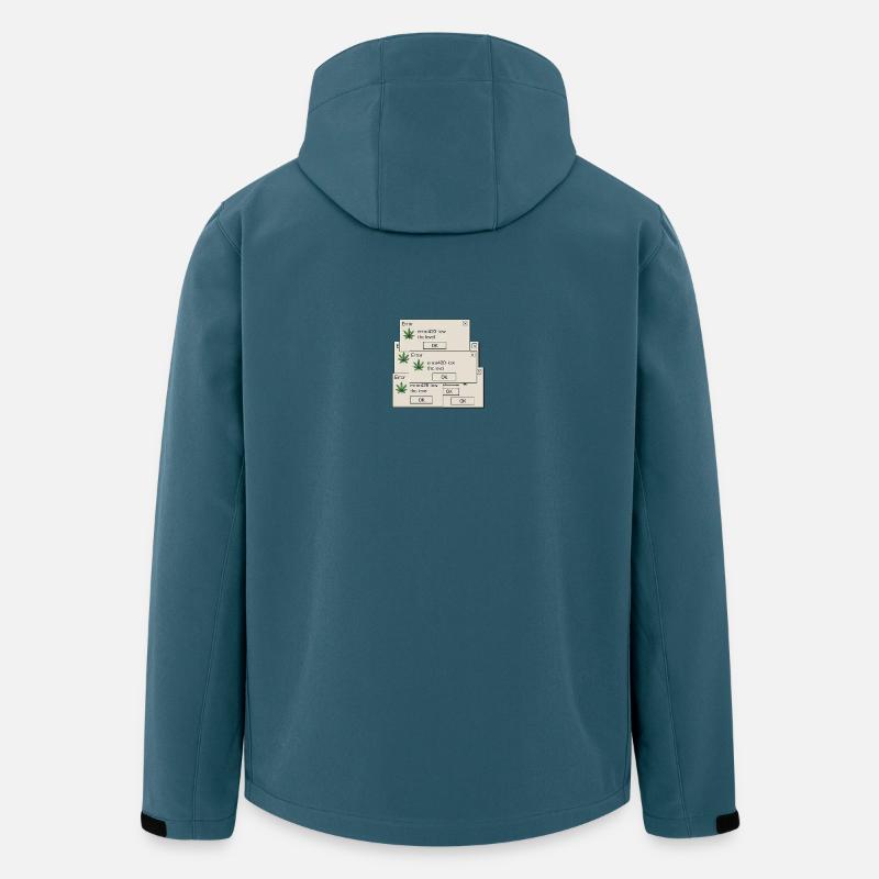 THC 420 - Recycelte Männer Softshell-Jacke von Stanley/Stella - Dunkles Petrol