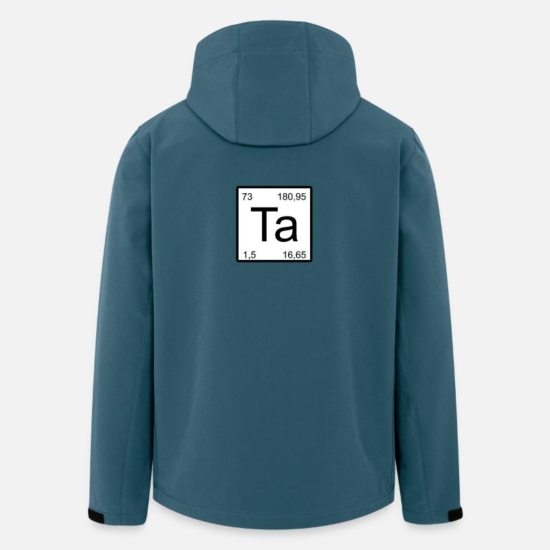 Ta Element Minimal Design - Recycelte Männer Softshell-Jacke von Stanley/Stella - Dunkles Petrol