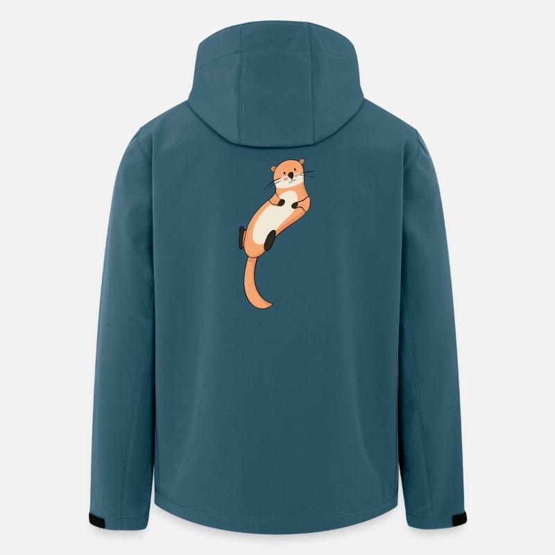 Otter - Recycelte Männer Softshell-Jacke von Stanley/Stella - Dunkles Petrol