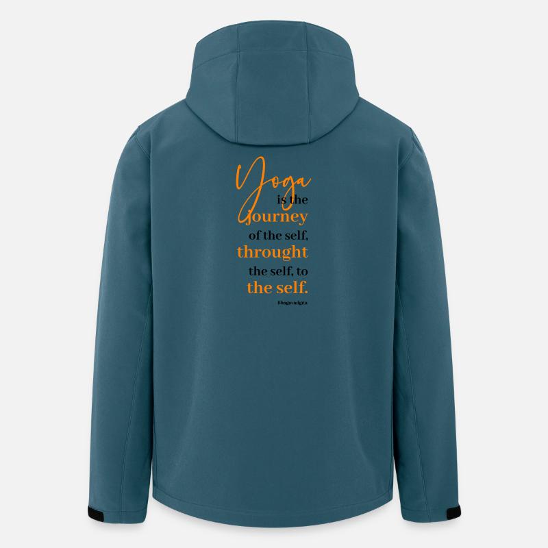 Yoga 1 - Recycelte Männer Softshell-Jacke von Stanley/Stella - Dunkles Petrol