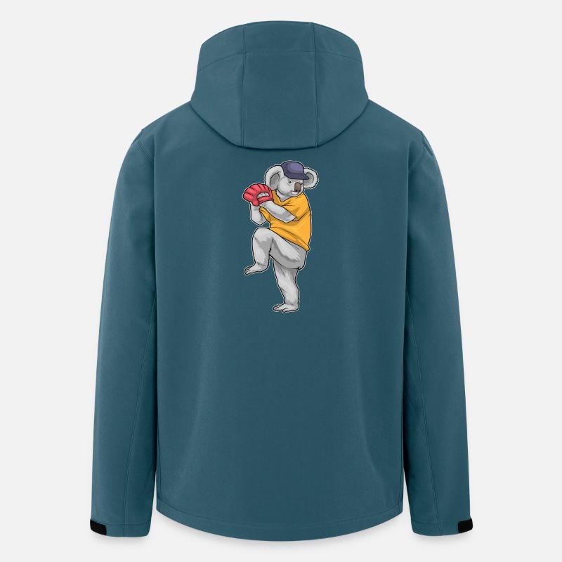 Koala Baseball Baseballhandschuh - Recycelte Männer Softshell-Jacke von Stanley/Stella - Dunkles Petrol