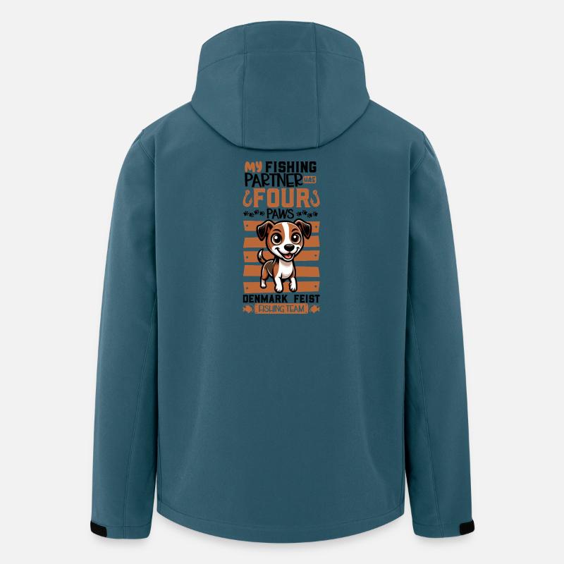 Pêche et Danemark Feist - Veste softshell homme en polyester recyclé Stanley/Stella - bleu pétrole foncé