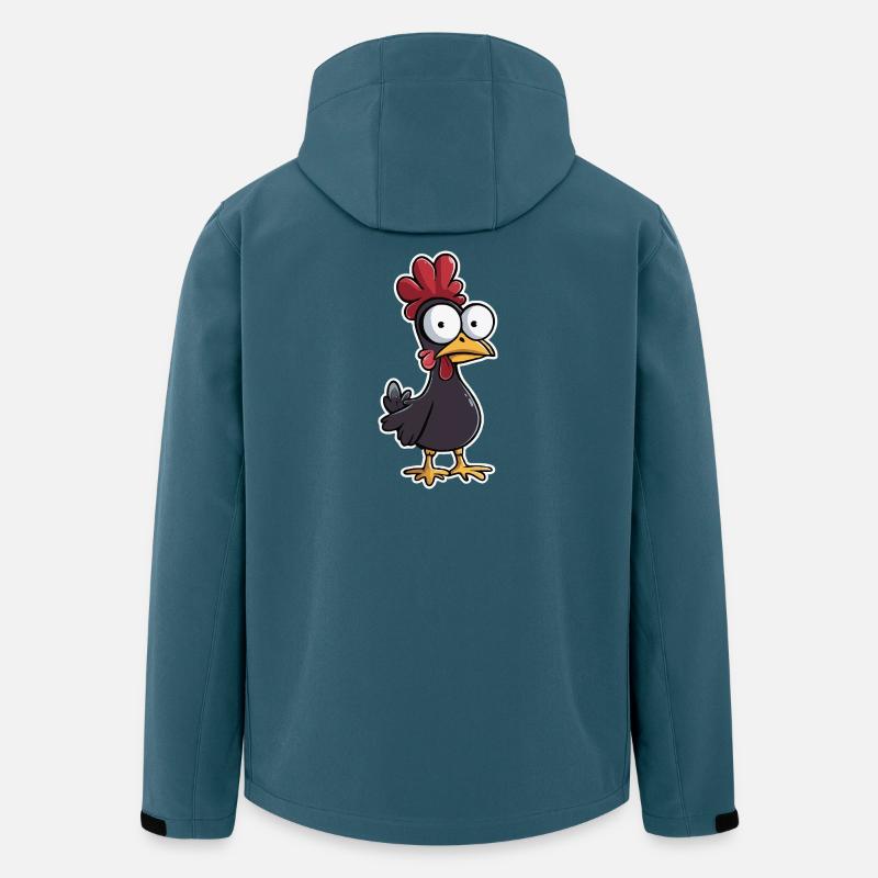 Crazy Chicken Chicken Easter - Men’s Recycled Softshell Jacket by Stanley/Stella - stargazer