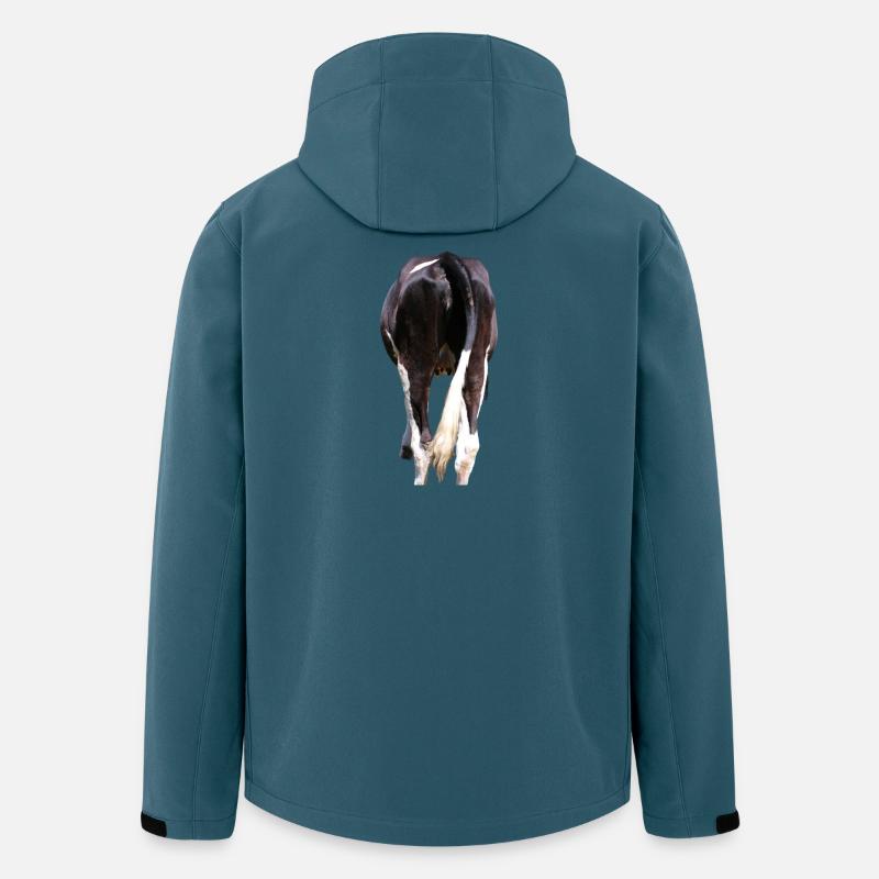 Vache - Recycelte Männer Softshell-Jacke von Stanley/Stella - Dunkles Petrol