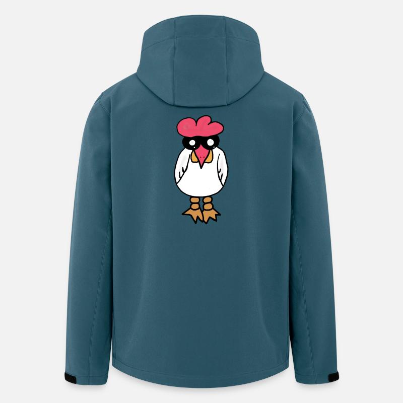 Huhn - Recycelte Männer Softshell-Jacke von Stanley/Stella - Dunkles Petrol