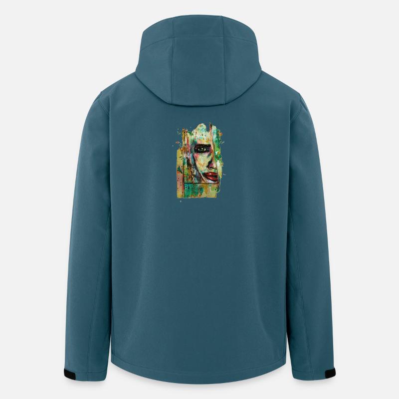 Joanna - Recycelte Männer Softshell-Jacke von Stanley/Stella - Dunkles Petrol