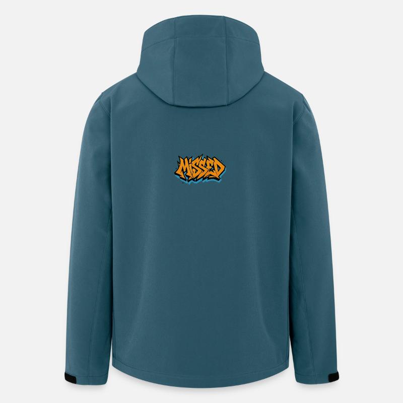Graffiti Merch - Recycelte Männer Softshell-Jacke von Stanley/Stella - Dunkles Petrol
