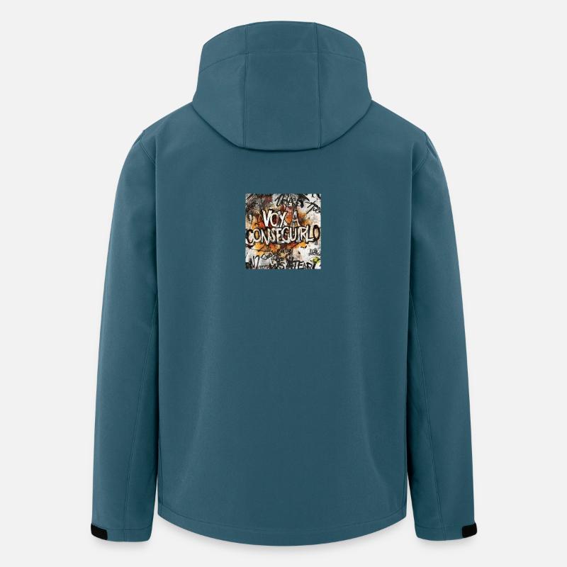 Ich werde es Graffiti machen - Recycelte Männer Softshell-Jacke von Stanley/Stella - Dunkles Petrol