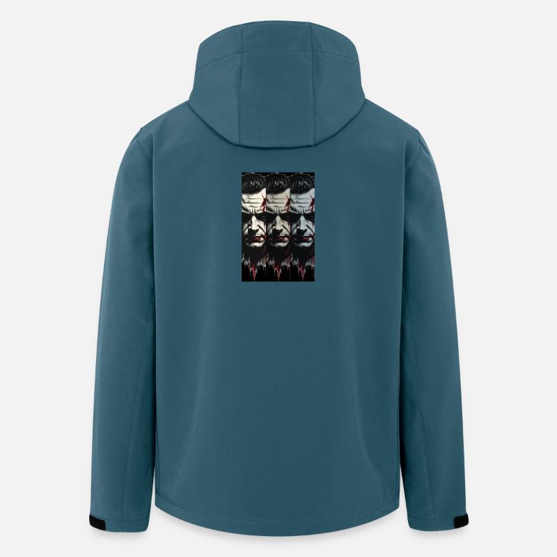 Halloween Horror Dude - Recycelte Männer Softshell-Jacke von Stanley/Stella - Dunkles Petrol