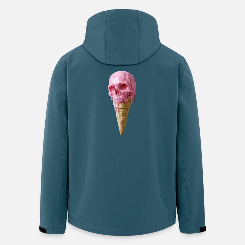 Pink Skull Eiscreme Kunst - Men’s Recycled Softshell Jacket by Stanley/Stella - stargazer