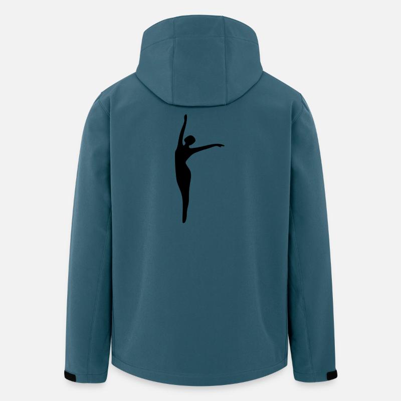 Tanz tanzen - Recycelte Männer Softshell-Jacke von Stanley/Stella - Dunkles Petrol