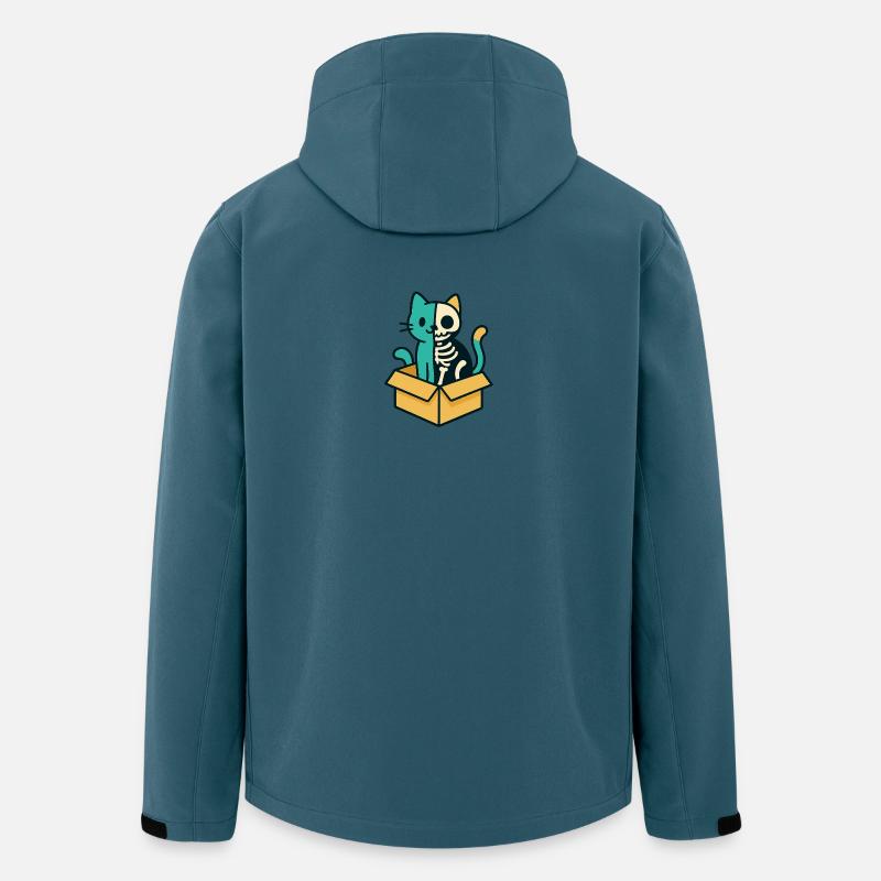 Schrödinger's Katze - Physik Design - Recycelte Männer Softshell-Jacke von Stanley/Stella - Dunkles Petrol