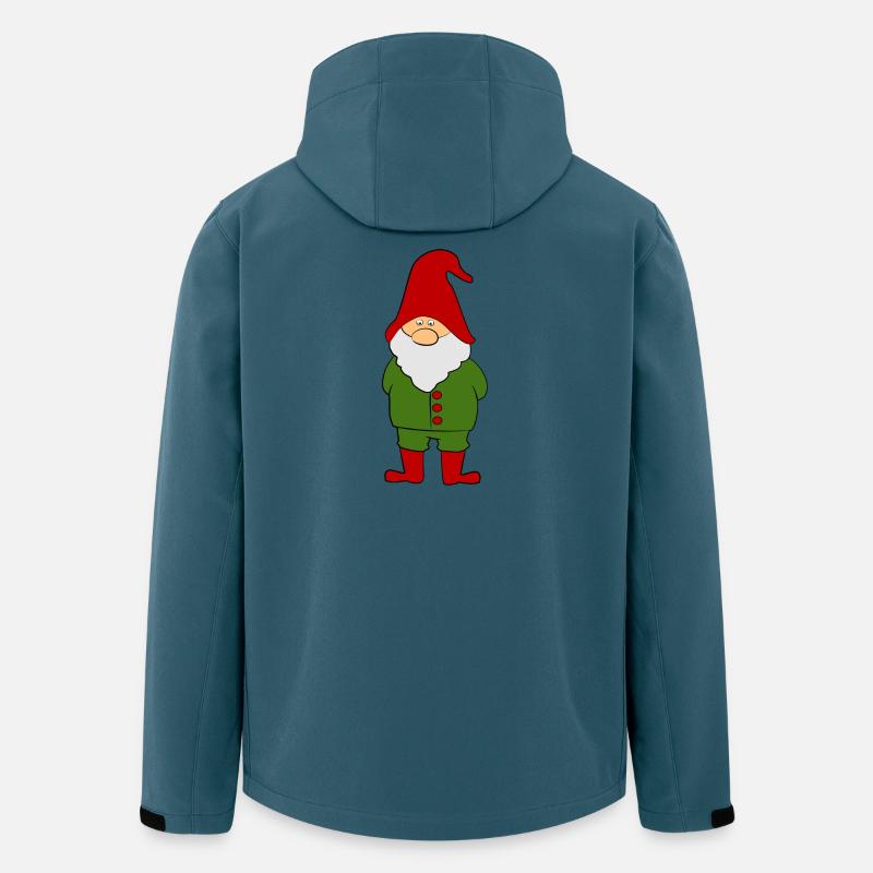 Wichtel Zwerg - Recycelte Männer Softshell-Jacke von Stanley/Stella - Dunkles Petrol