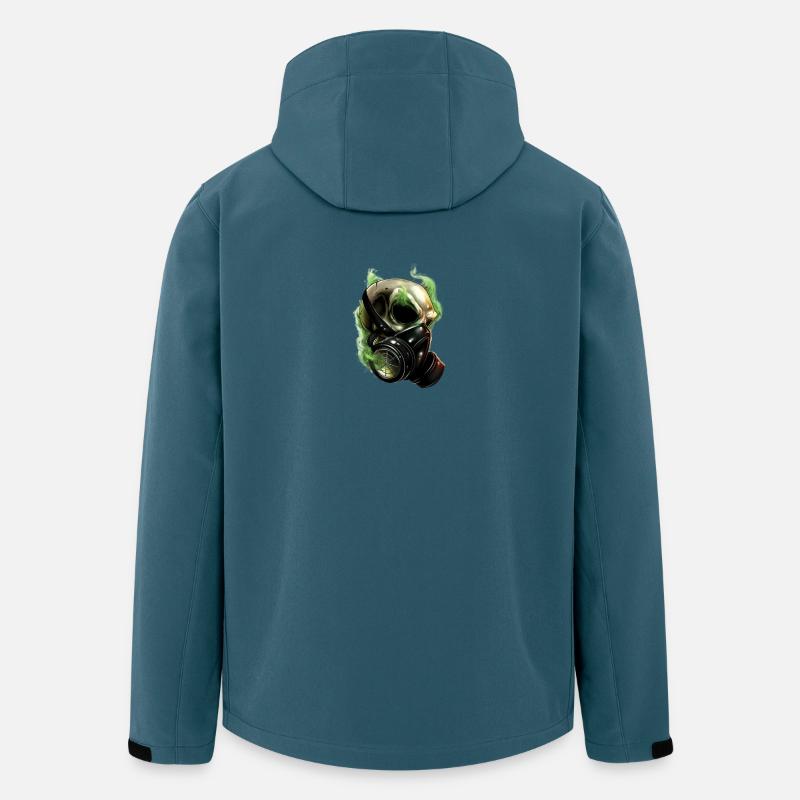 Gas skull - Recycelte Männer Softshell-Jacke von Stanley/Stella - Dunkles Petrol