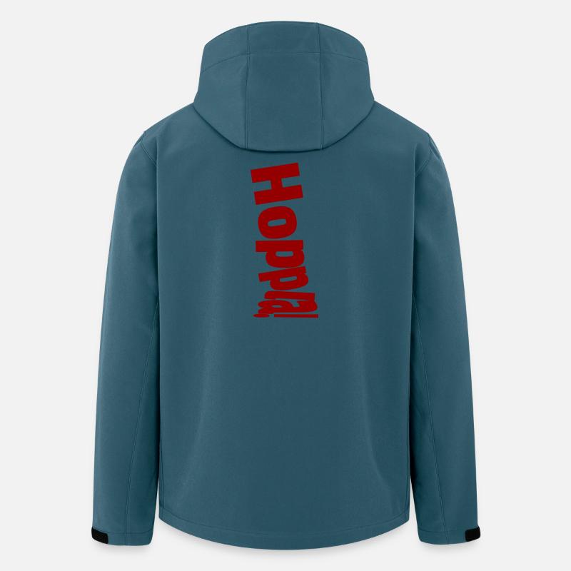 Hoppla Fall - Recycelte Männer Softshell-Jacke von Stanley/Stella - Dunkles Petrol
