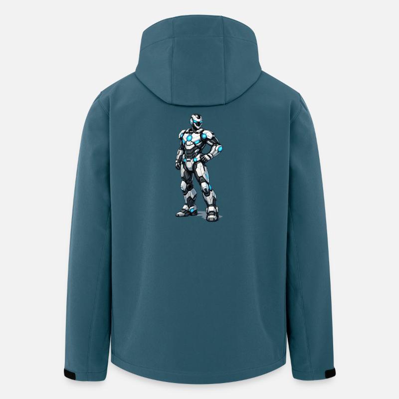 roboter - Recycelte Männer Softshell-Jacke von Stanley/Stella - Dunkles Petrol
