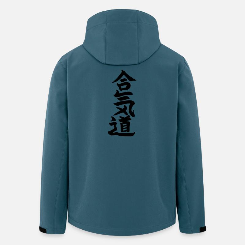 Aikido - Recycelte Männer Softshell-Jacke von Stanley/Stella - Dunkles Petrol