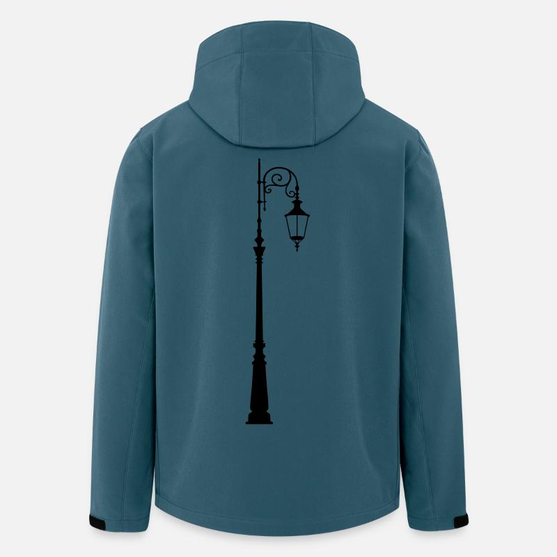 Straßenlaterne - Recycelte Männer Softshell-Jacke von Stanley/Stella - Dunkles Petrol