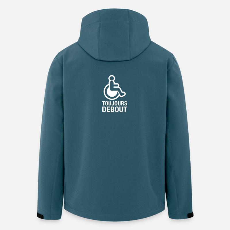 Steht immer noch - Recycelte Männer Softshell-Jacke von Stanley/Stella - Dunkles Petrol