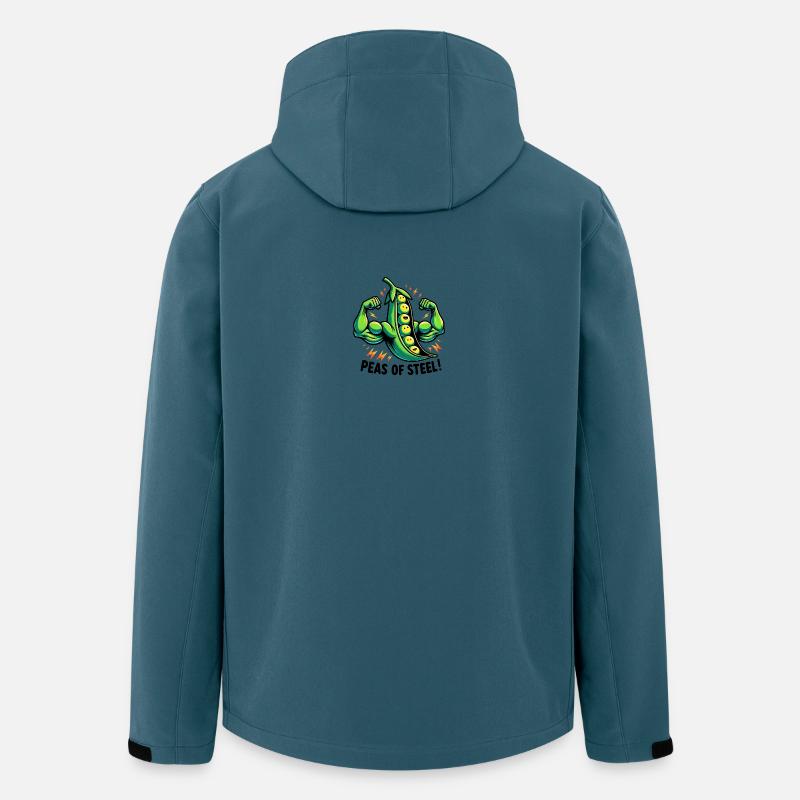 Erbsen aus Stahl - Recycelte Männer Softshell-Jacke von Stanley/Stella - Dunkles Petrol