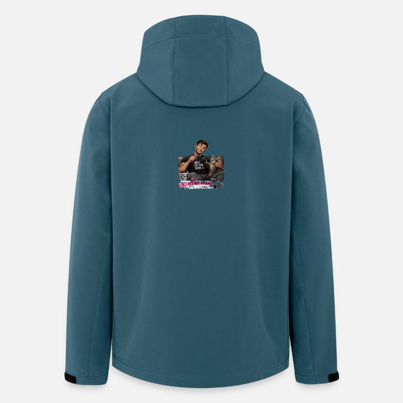 Best Cat Dad Ever – Lifestyle - Recycelte Männer Softshell-Jacke von Stanley/Stella - Dunkles Petrol