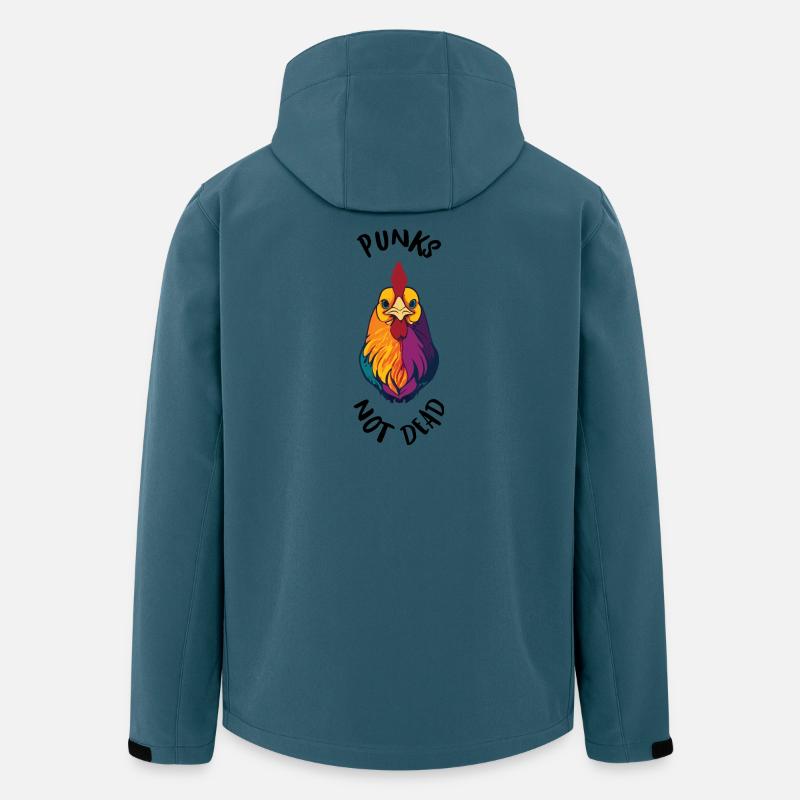 Punks sind nicht tot - Recycelte Männer Softshell-Jacke von Stanley/Stella - Dunkles Petrol