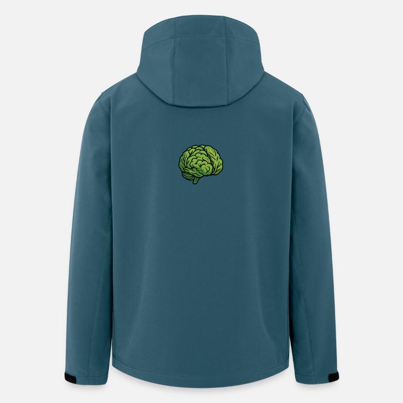 Salat-Gehirn - Recycelte Männer Softshell-Jacke von Stanley/Stella - Dunkles Petrol