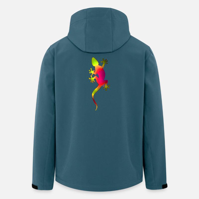 Gecko 1.1 - Recycelte Männer Softshell-Jacke von Stanley/Stella - Dunkles Petrol