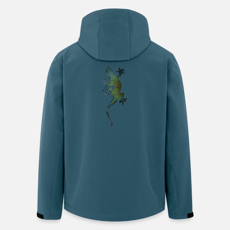 Gecko 1.3 - Recycelte Männer Softshell-Jacke von Stanley/Stella - Dunkles Petrol