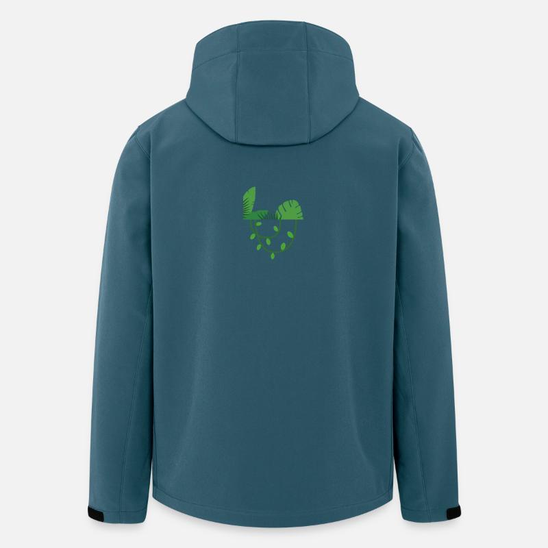 Natur modern - Recycelte Männer Softshell-Jacke von Stanley/Stella - Dunkles Petrol