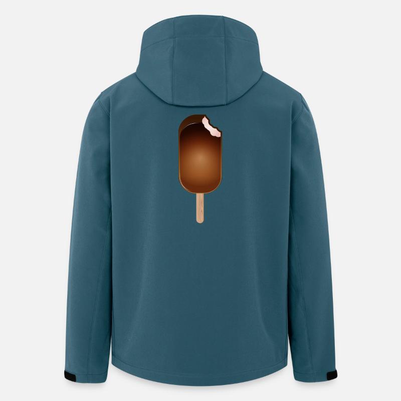 Eis am Stil mit Schokoladen Glasur - Recycelte Männer Softshell-Jacke von Stanley/Stella - Dunkles Petrol
