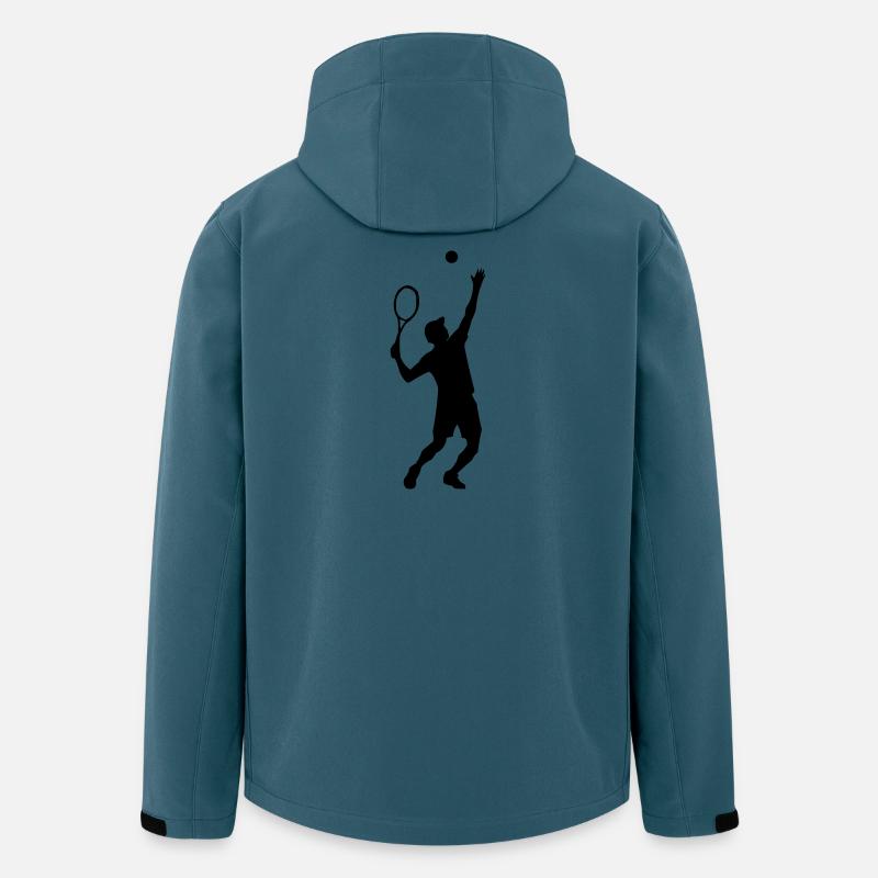 Tennis - Recycelte Männer Softshell-Jacke von Stanley/Stella - Dunkles Petrol
