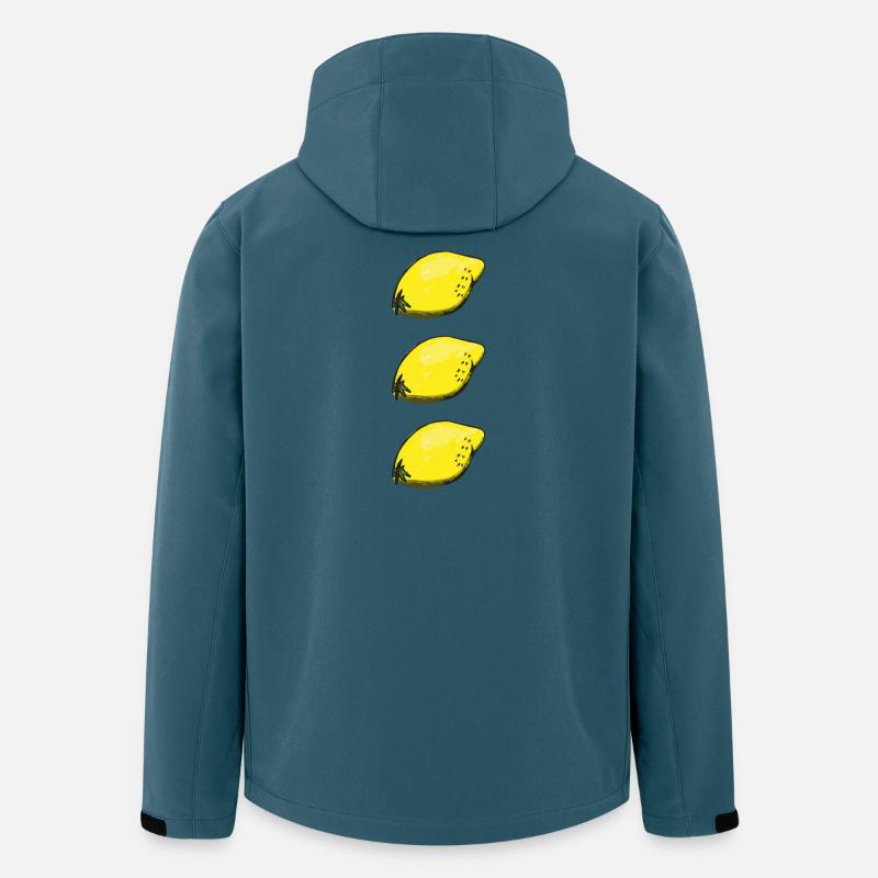Zitronen - Recycelte Männer Softshell-Jacke von Stanley/Stella - Dunkles Petrol