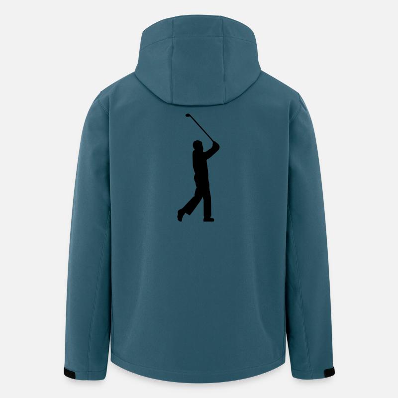 Golfer - Recycelte Männer Softshell-Jacke von Stanley/Stella - Dunkles Petrol