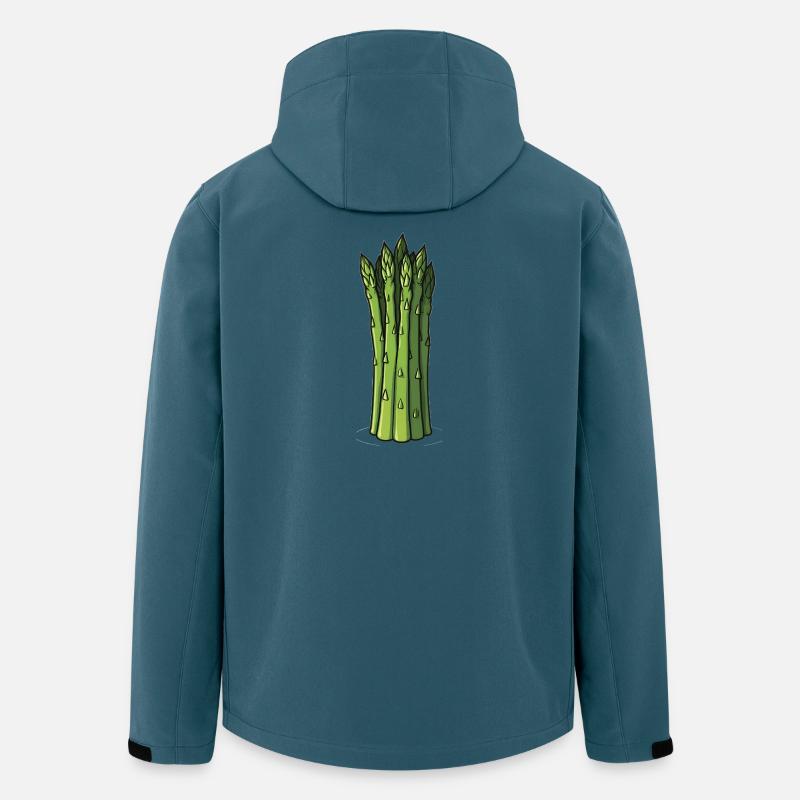 Spargeln - Recycelte Männer Softshell-Jacke von Stanley/Stella - Dunkles Petrol
