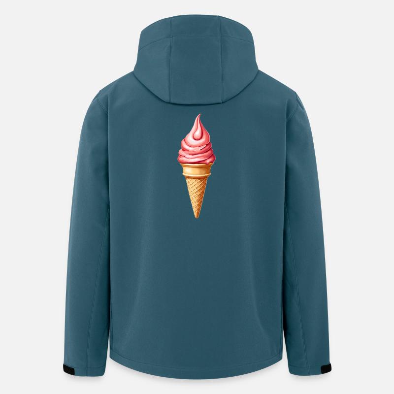 Eis - Recycelte Männer Softshell-Jacke von Stanley/Stella - Dunkles Petrol