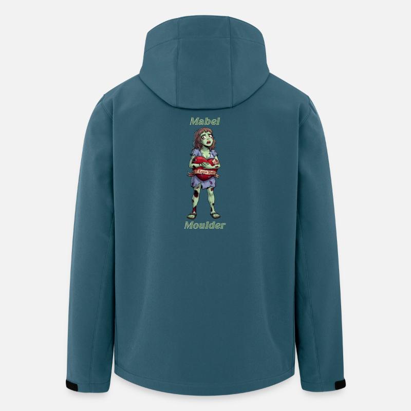 Zombie Herzensheldin Mabel Moulder - Recycelte Männer Softshell-Jacke von Stanley/Stella - Dunkles Petrol