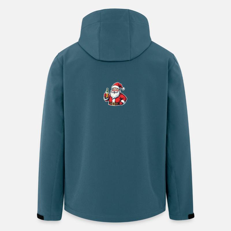 Nikolaus Bierfreude  - Recycelte Männer Softshell-Jacke von Stanley/Stella - Dunkles Petrol