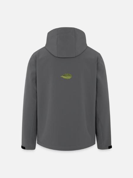 Leaf Structure Olive Green Pattern - Men’s Recycled Softshell Jacket by Stanley/Stella - stargazer