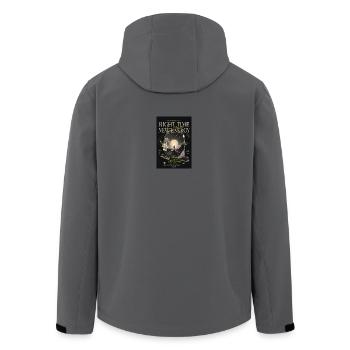 Right Time Neue Energie - Recycelte Männer Softshell-Jacke von Stanley/Stella - Dunkles Petrol - Hinten - AI Model Male 185 light (185cm)