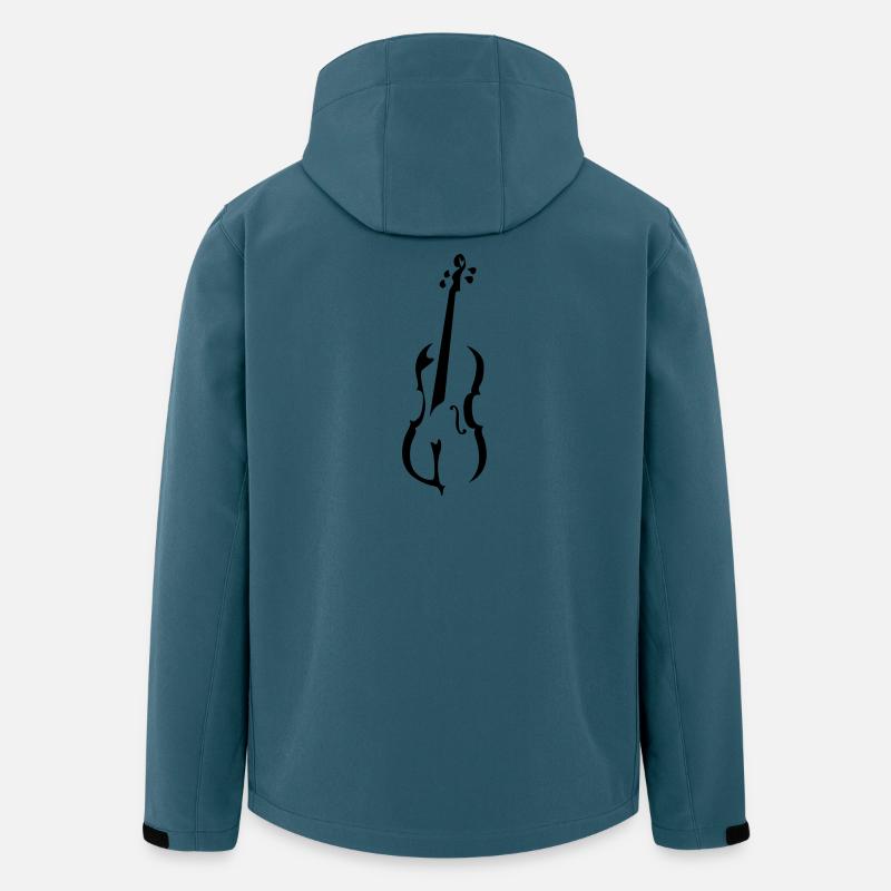 cello - Veste softshell homme en polyester recyclé Stanley/Stella - bleu pétrole foncé