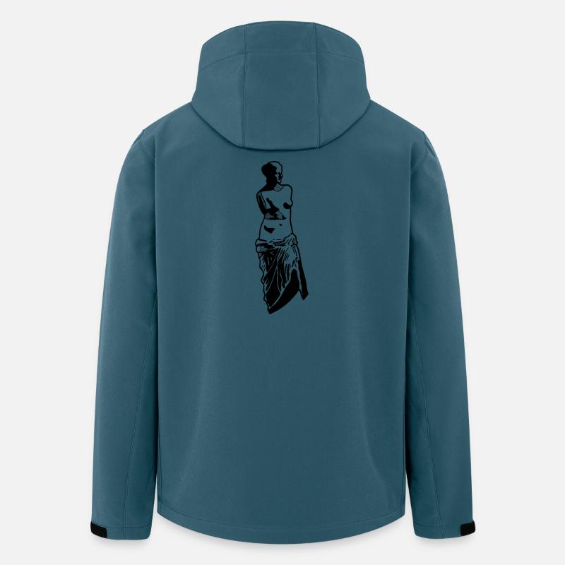 Venus - Recycelte Männer Softshell-Jacke von Stanley/Stella - Dunkles Petrol