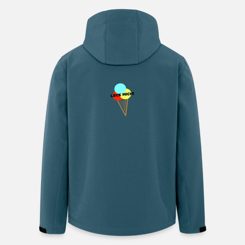 Ach, Leck mich! - Recycelte Männer Softshell-Jacke von Stanley/Stella - Dunkles Petrol