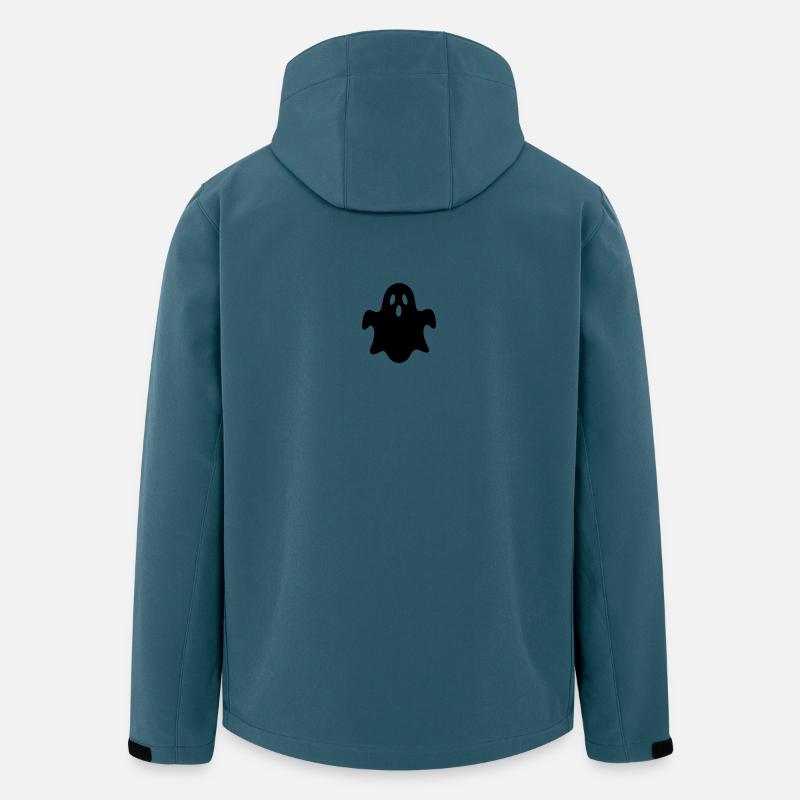 Spooky ghost motif for Halloween - Men’s Recycled Softshell Jacket by Stanley/Stella - stargazer