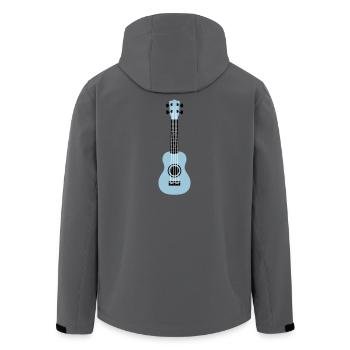 ukulélé - Veste softshell homme en polyester recyclé Stanley/Stella - bleu pétrole foncé - Dos - AI Model Male 185 light (185cm)